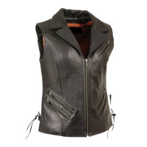 Leather Vest Women